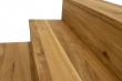 Rustic Full Stave Solid Oak Unfinished Step 20mm By 270mm By 900-1200mm ACS263 0