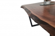 European Walnut Dining Room Table Top Live Edge UV Lacquered (with Resin) 38mm By 900mm By 1320mm TB060 4