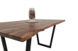 European Walnut Dining Room Table Top Live Edge UV Lacquered (with Resin) 35mm By 900mm By 1400mm TB097 5
